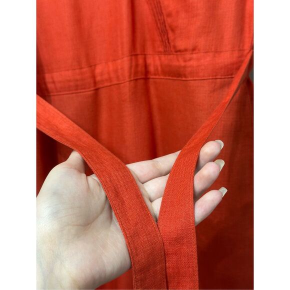 NWOT Kühl Fresco Linen Blend Jumpsuit Romper One Piece Women's Small - Picture 3 of 15